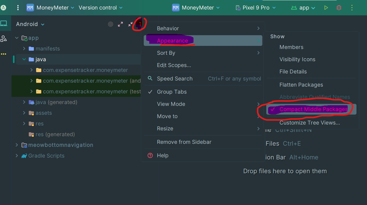 Change package name in Android Studio